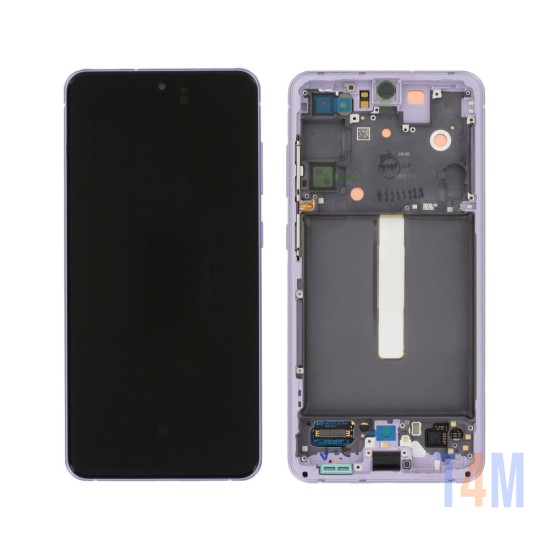 TOUCH+DISPLAY WITH FRAME SAMSUNG GALAXY S21 FE/G990B SERVICE PACK 6.4" VIOLET